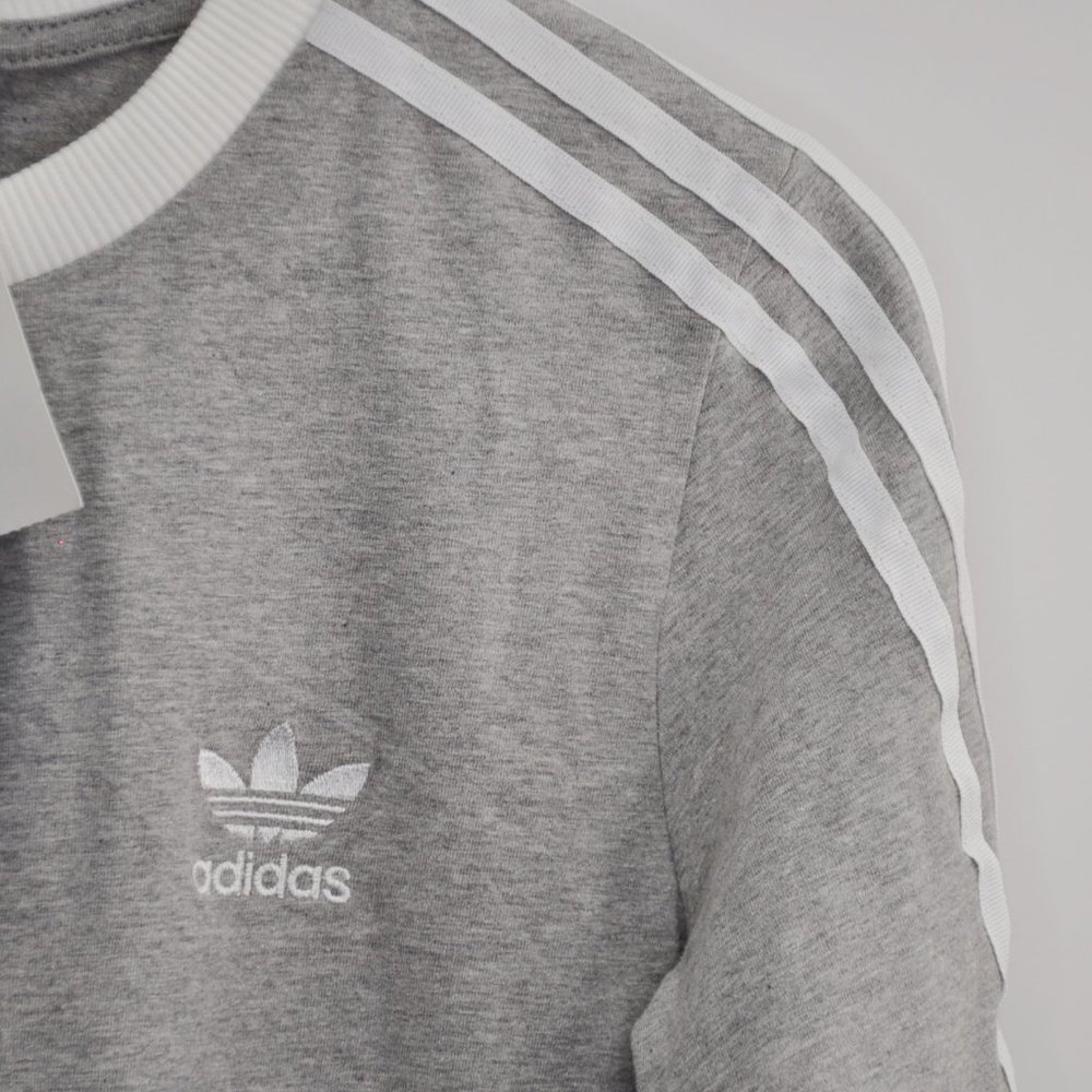 Adidas Originals Small 3 Stripes Long Sleeve Tee - Picture 3 of 5